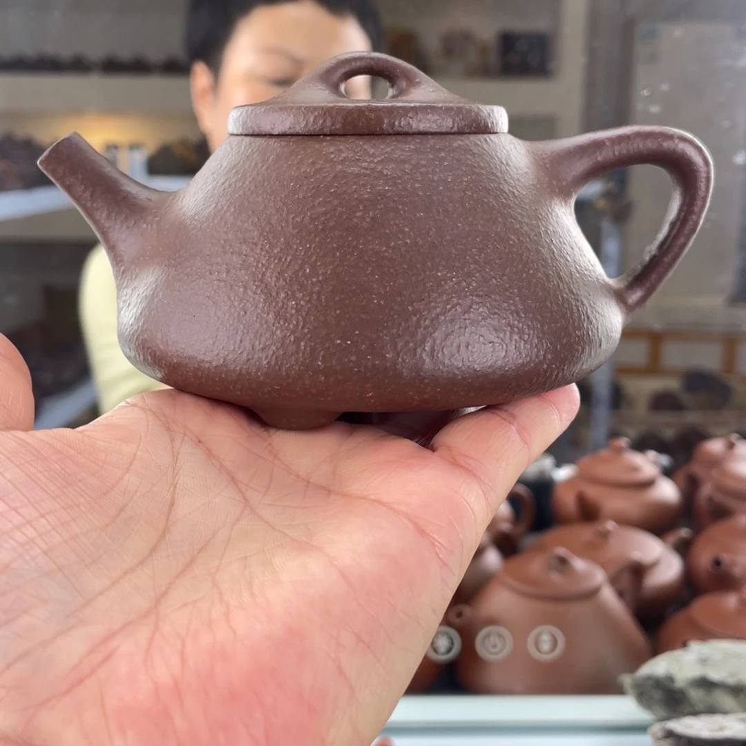 茶壶紫砂底槽清粗砂子冶石瓢250cc左右