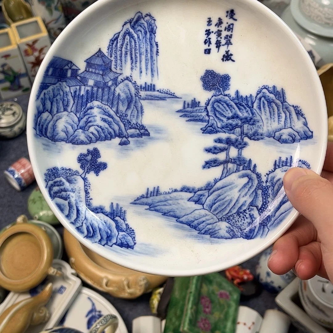 瓷摆件景德镇陶瓷盘子