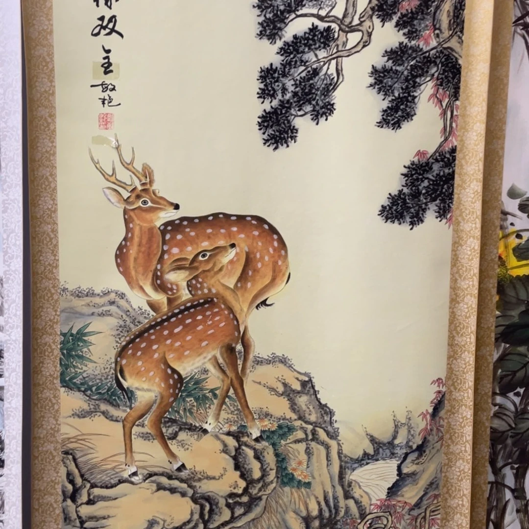 国画老师手笔手绘作品y