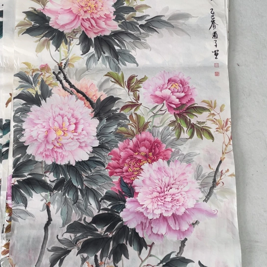 国画何福菊老师绘画