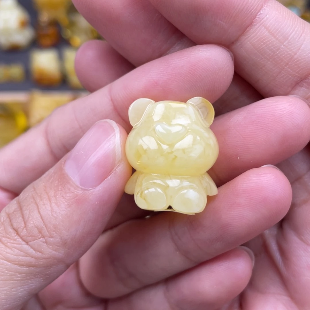 裸石琥珀未镶嵌蜜蜡
