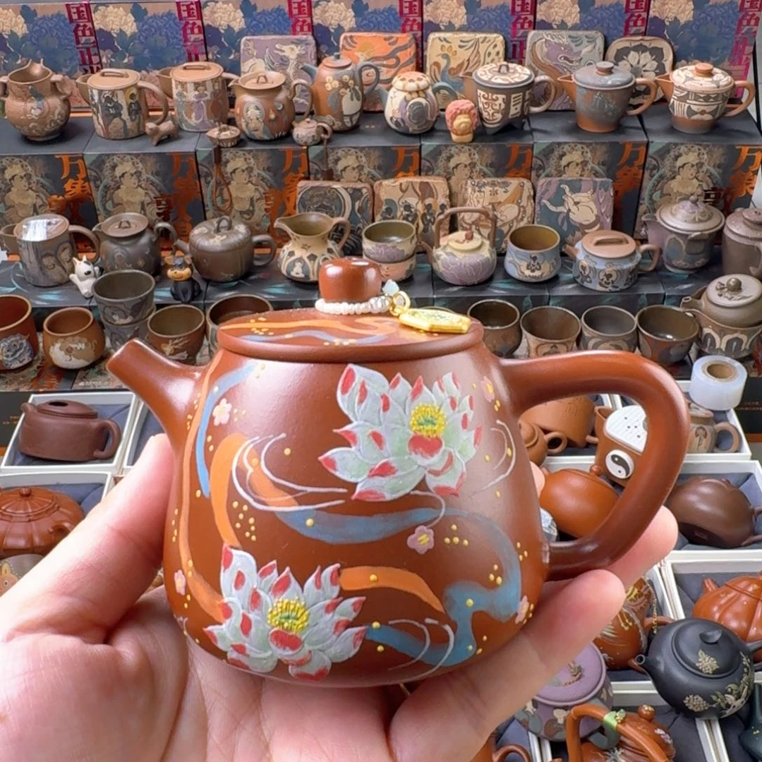 茶壶紫砂200cc原矿精工半手
