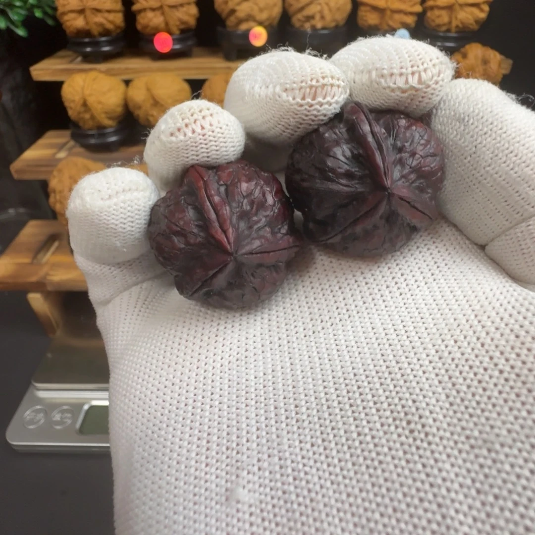 文玩核桃把件15红灯笼30尺