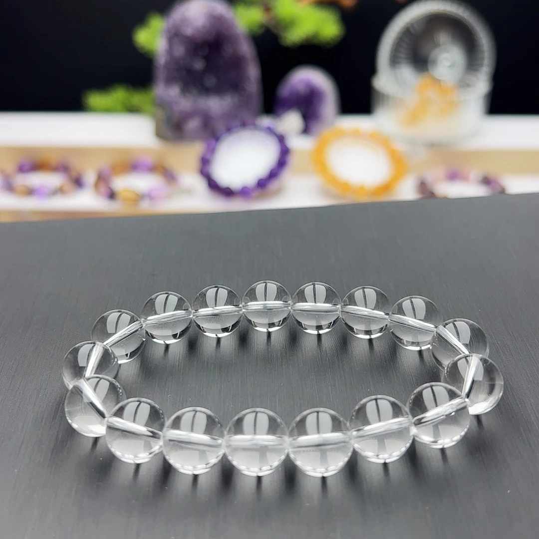 水晶手链未镶嵌白水晶12mm