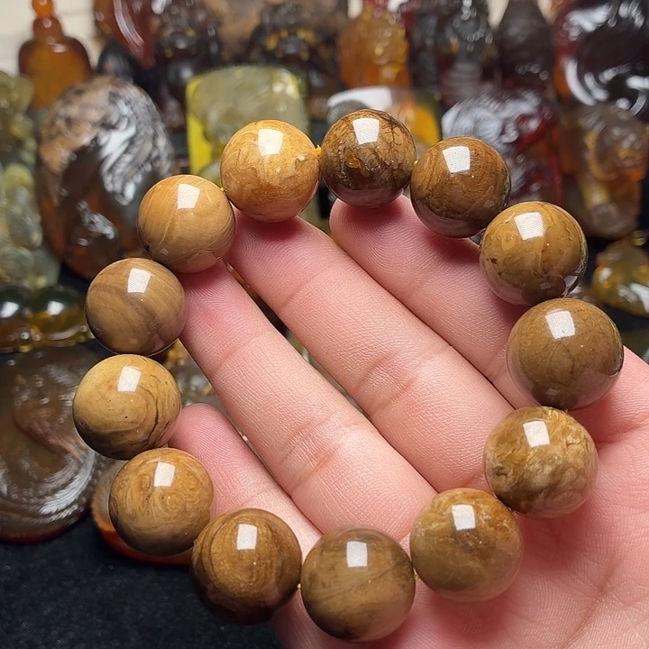 琥珀未镶嵌颈饰17➕白根49