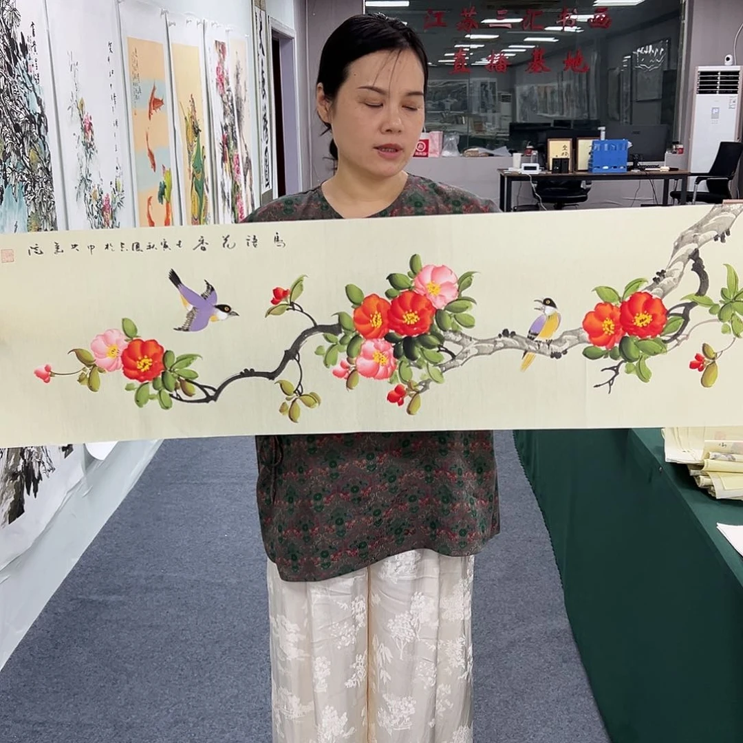 国画宣纸国画纯手绘作品