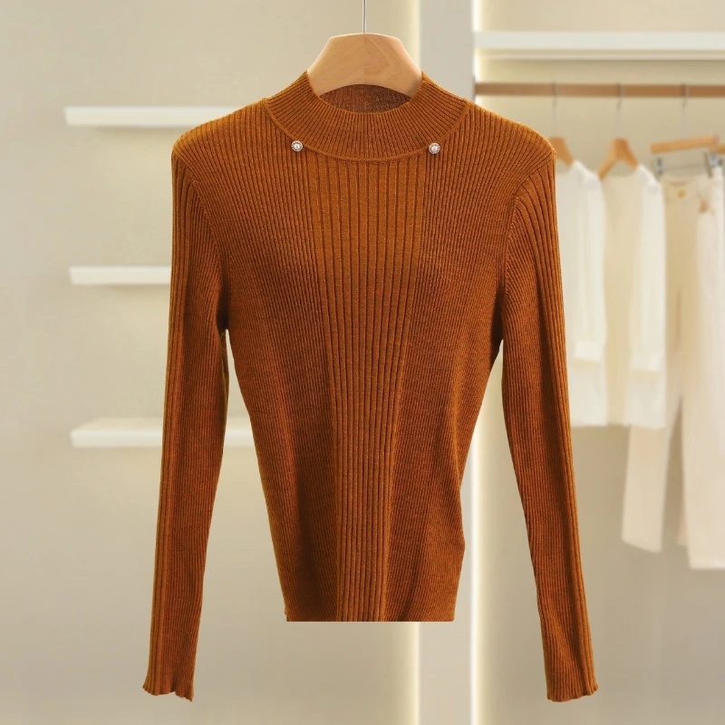 B2854-【25年珂家秋冬新款】百搭时尚新款毛衣#1ZKL57M017