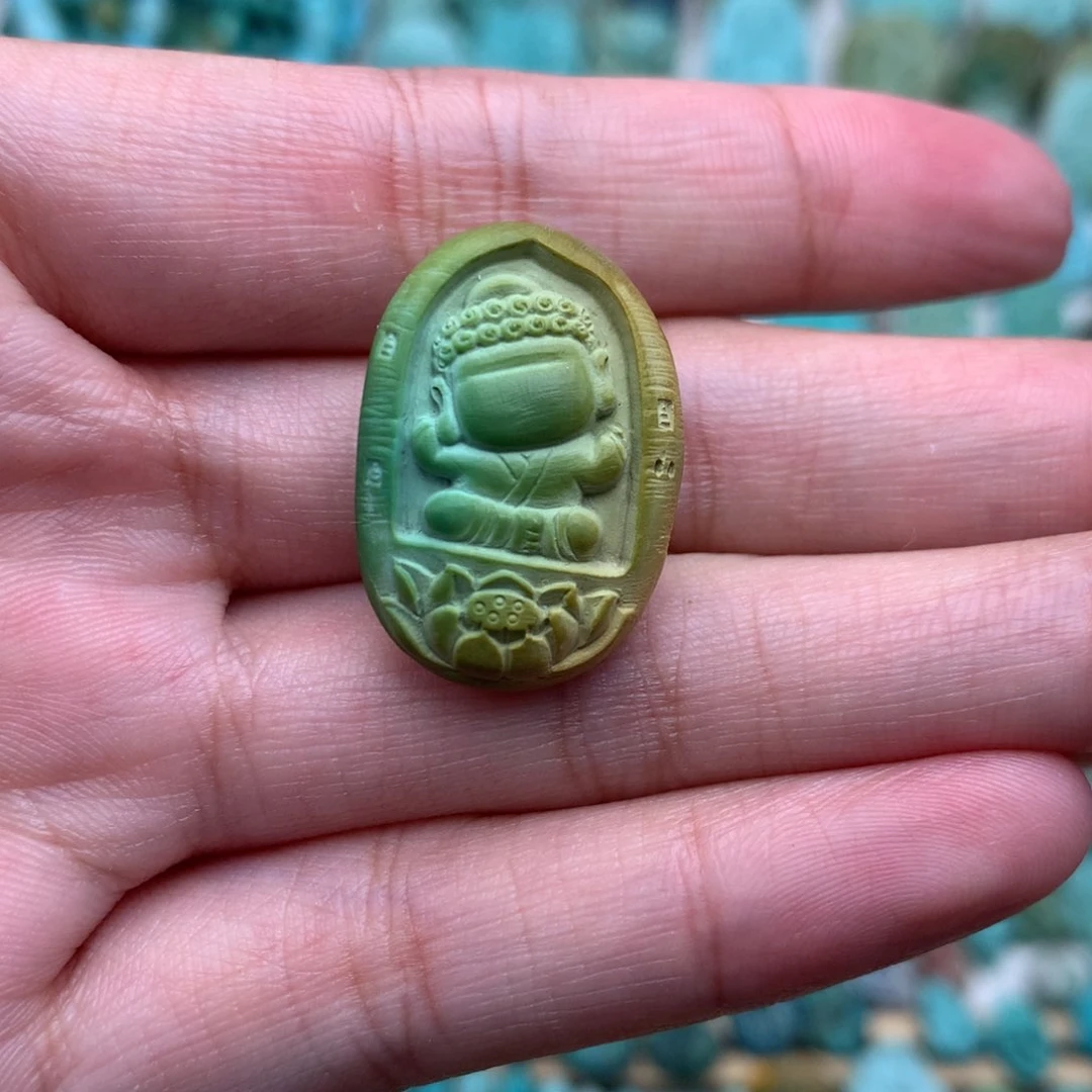 未镶嵌绿松石珠宝奇石