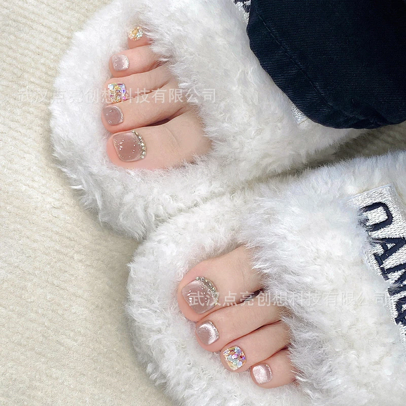 【柚见】戴甲片推荐2025爆款手工美甲新款穿戴甲美甲穿戴甲片