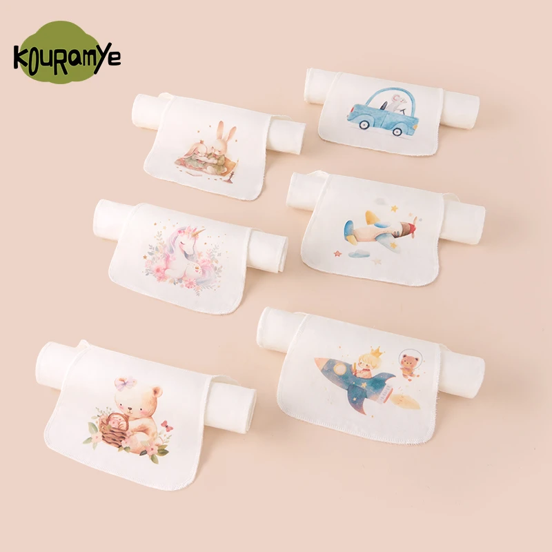 69010酷娃米夏季儿童纱布卡通汗巾