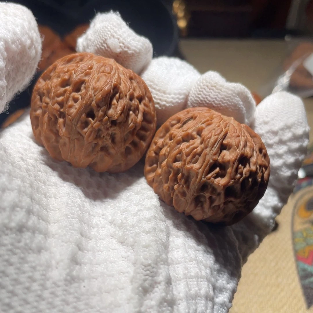 爱***饭核桃手串/手链精品磨盘38.5