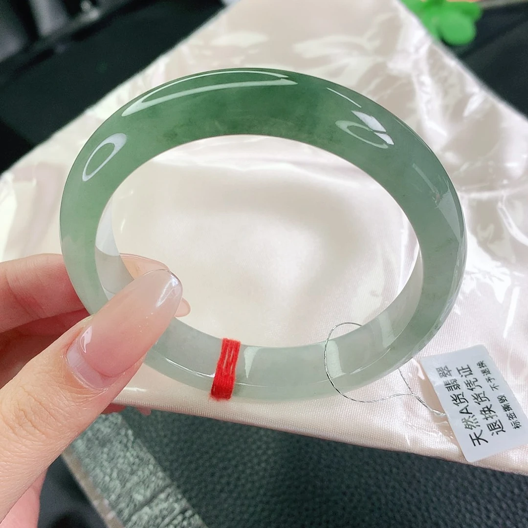 未镶嵌手镯翡翠58圈