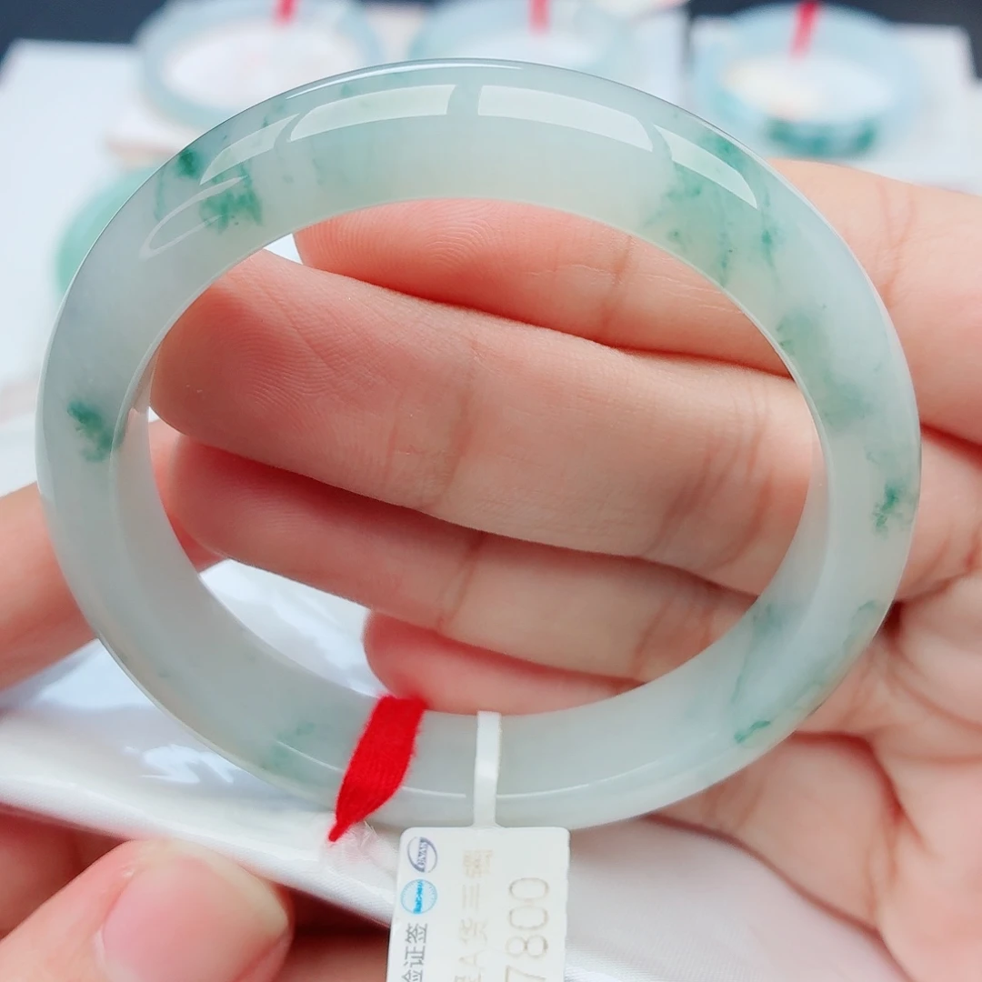 翡翠未镶嵌手镯天然翡翠手镯