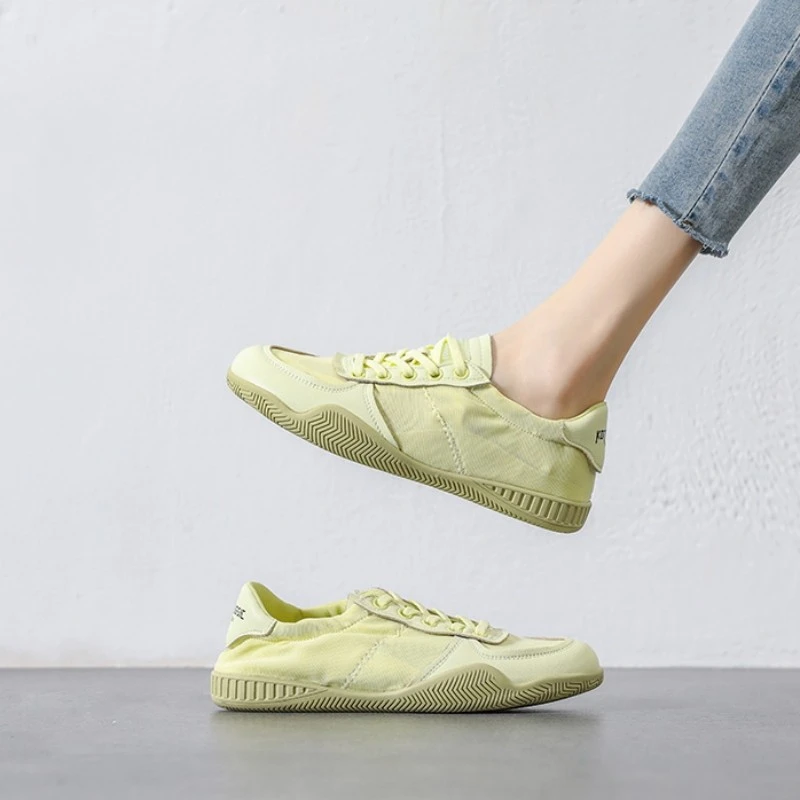 西班牙小众品牌网面透气低帮运动休闲鞋女夏季薄款小白鞋阿甘鞋