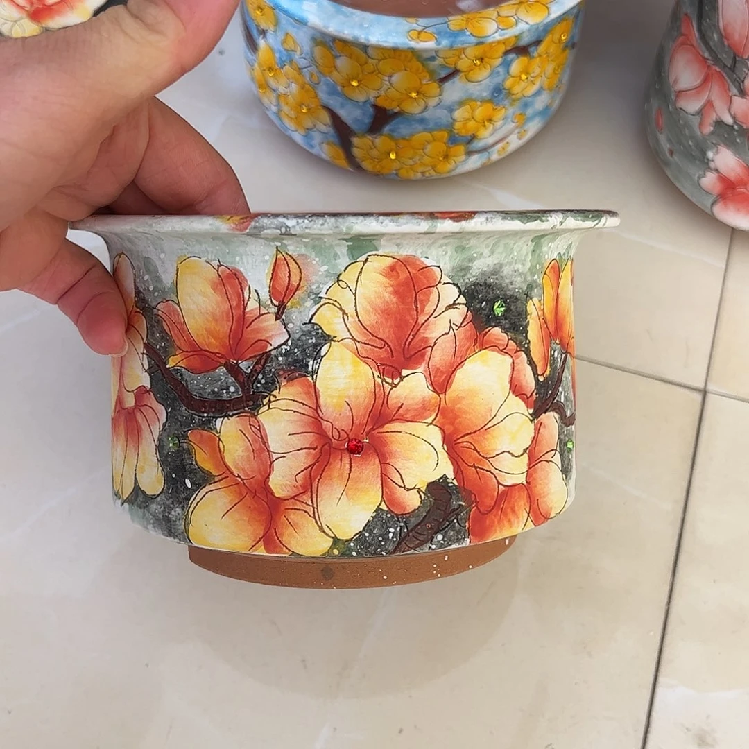 景德镇陶瓷花盆景德镇陶瓷hua p