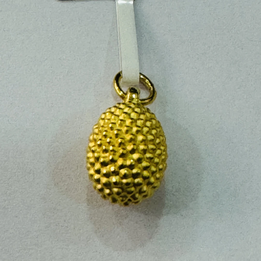 （思思专享）足金999饰品 一颗榴莲吊坠 1.34 GP