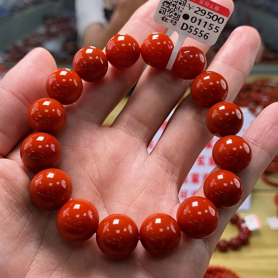 南红玛瑙典藏  13+mm  多样性发一未镶嵌