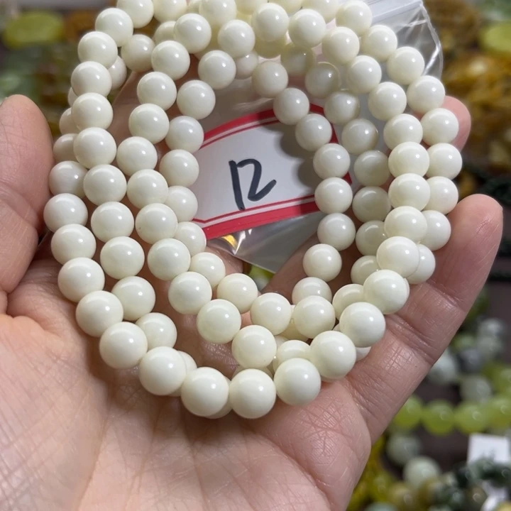 蛇纹石玉未镶嵌手链