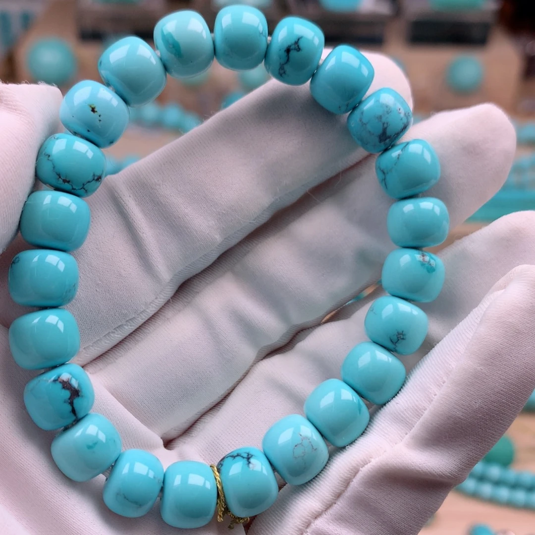 绿松石未镶嵌珠宝奇石8.8mm