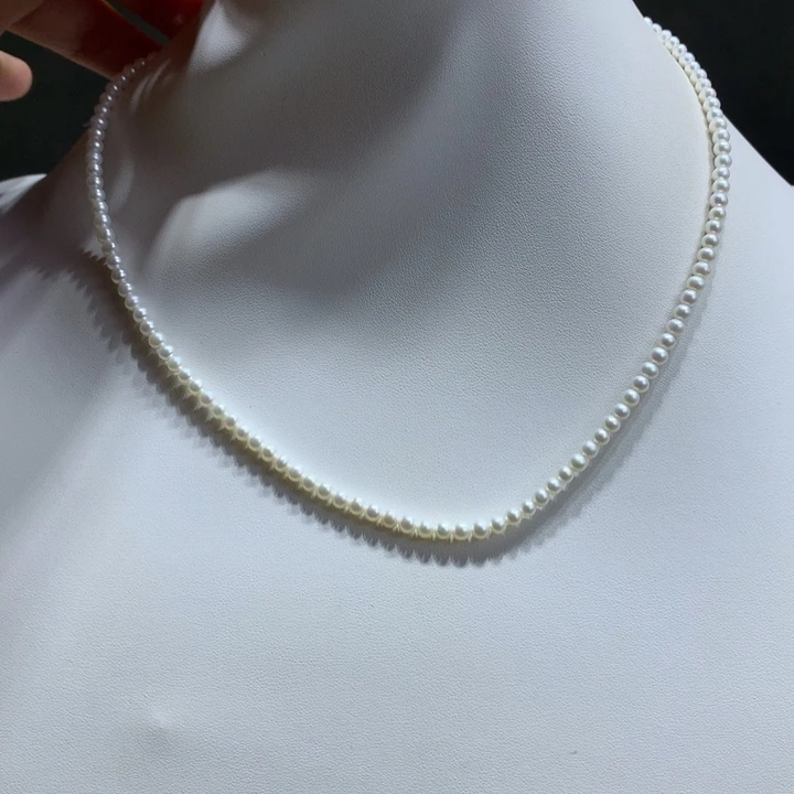淡水珍珠未镶嵌颈饰3.8mm