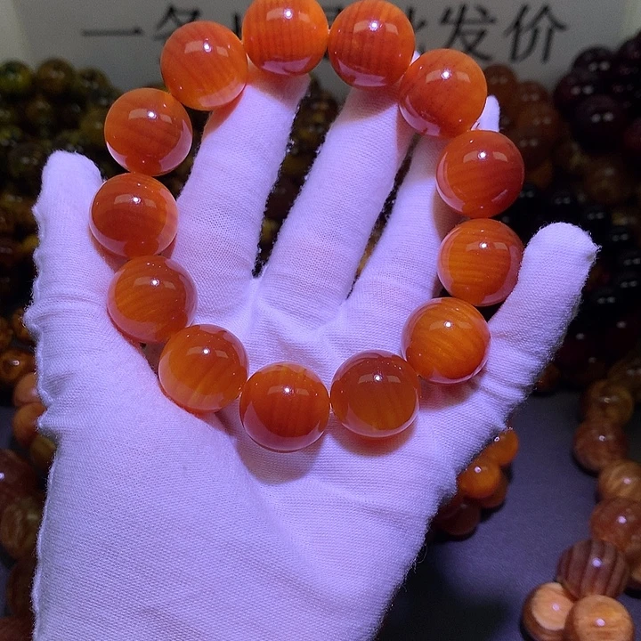 松木（琥珀木）手串/手链1.8 包浆高货
