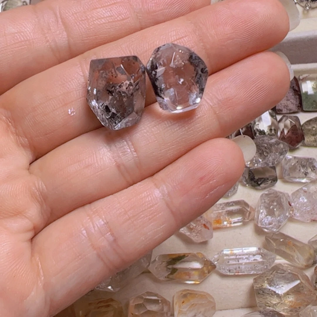 水晶手链银S800镀金镶嵌慧***剧