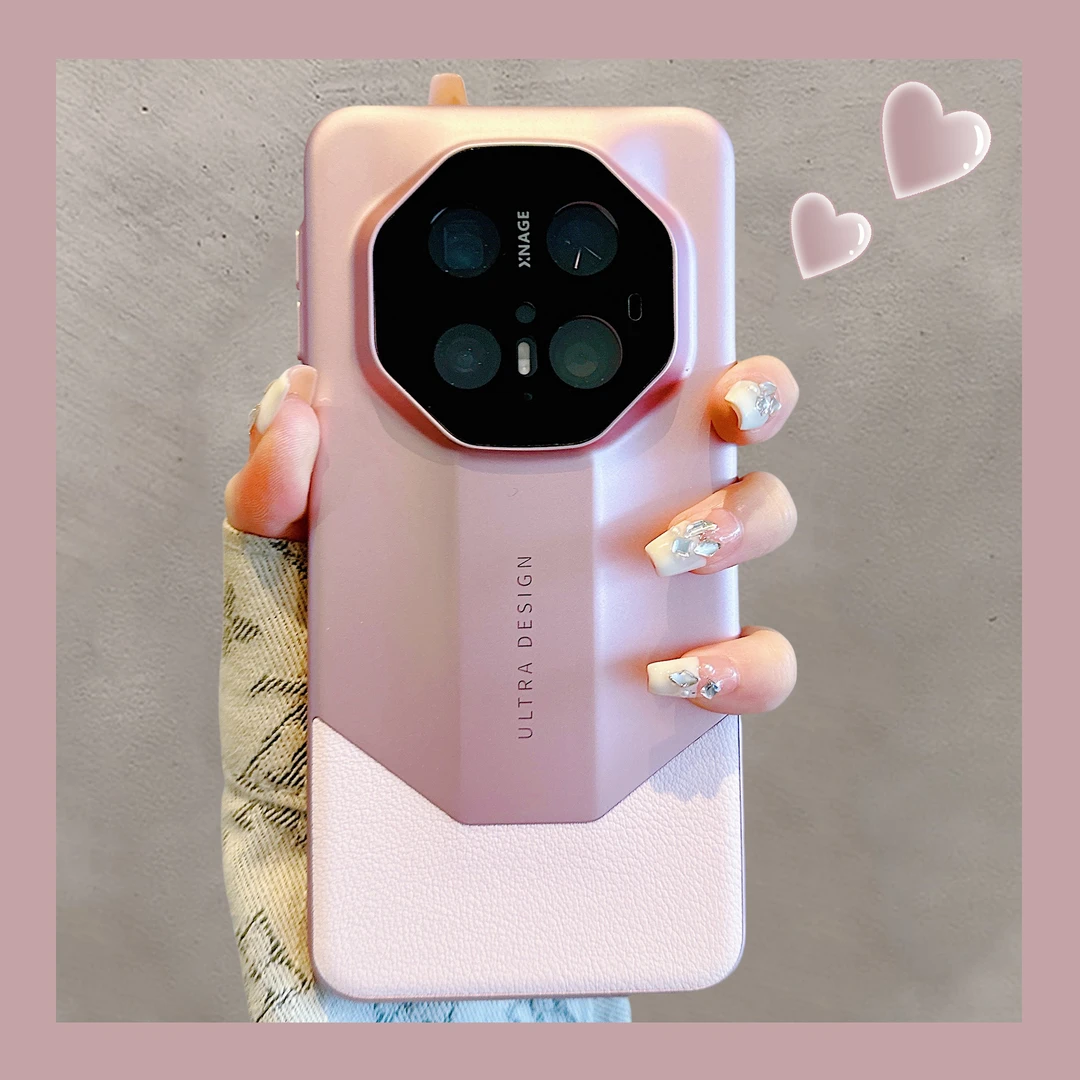 高档皮质适用华为pura70pro+新款手机壳mate60RS非凡大师轻奢40RS