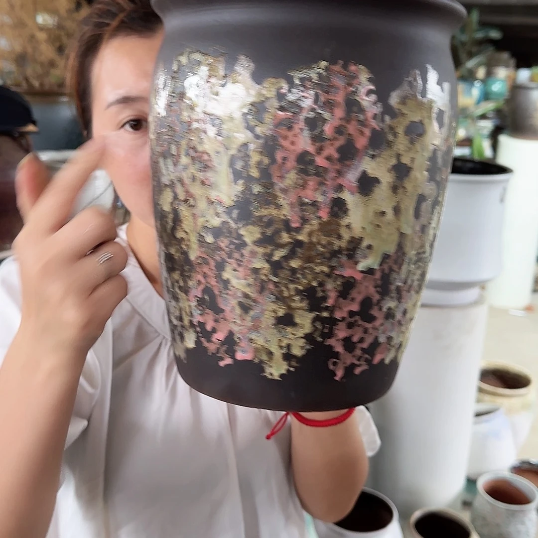 紫砂花盆王嫂花盆0930-203高25口20