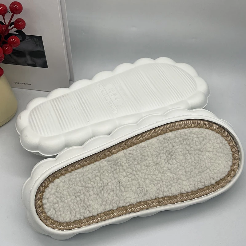 孺子牛包边云朵鞋底 软羊羔手工编织diy冰条线钩织拖鞋底加厚防滑