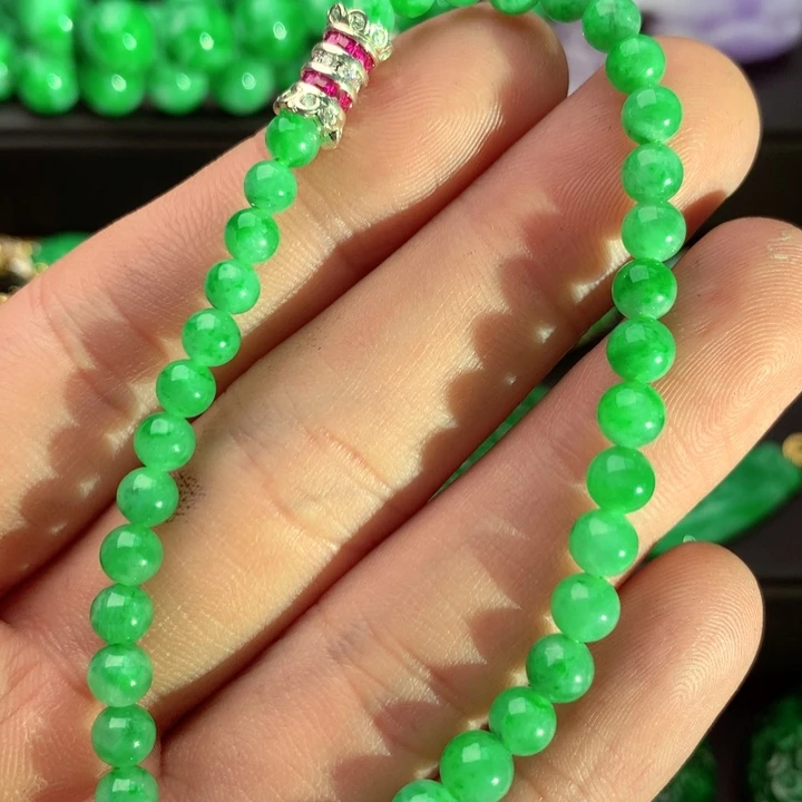 翡翠未镶嵌手链A货