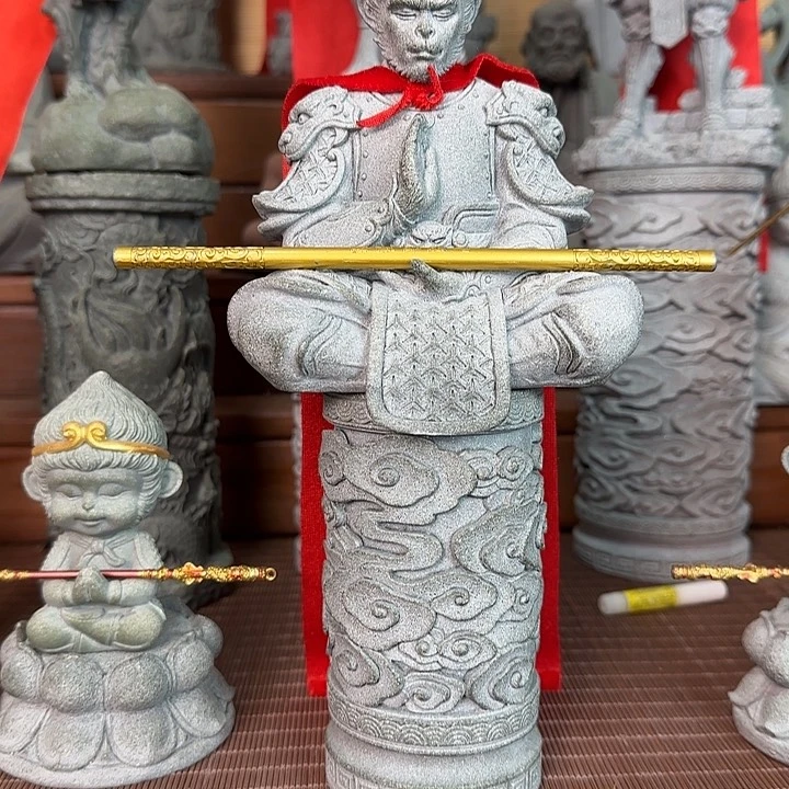 石材悟空+祥云柱