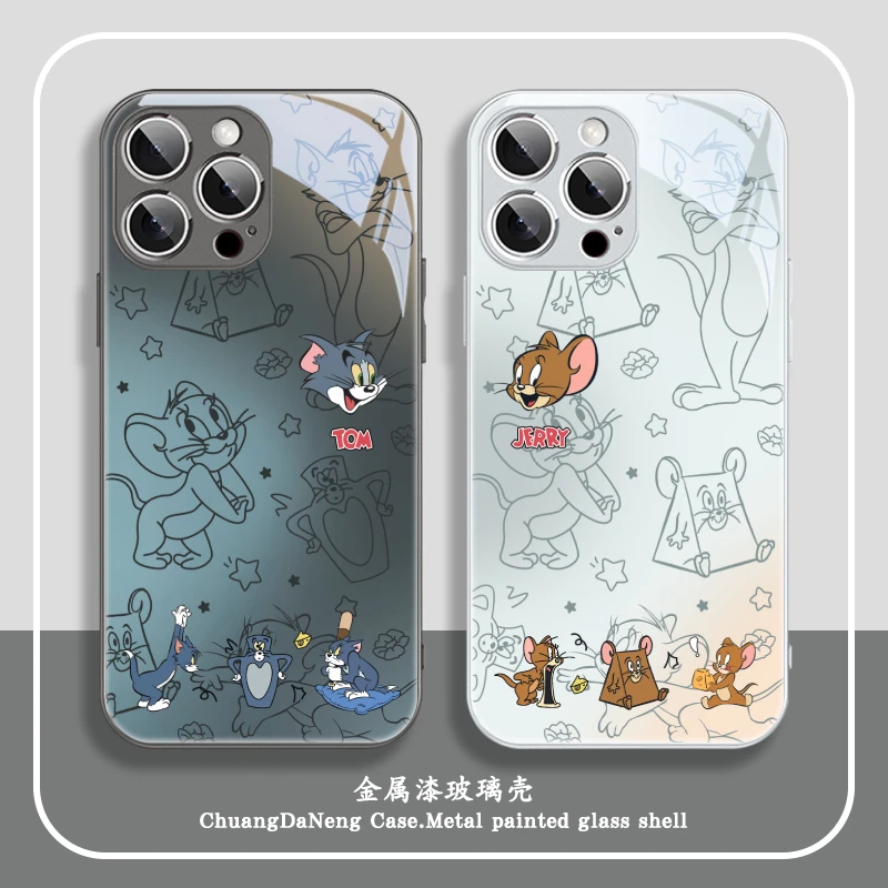 猫和老鼠适用于苹果17/华为/小米/vivo/OPPO汤姆杰瑞创意手机壳