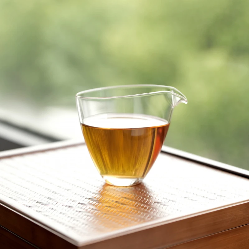 水滴公道杯高硼硅耐热玻璃分茶器家用大容量茶海茶道