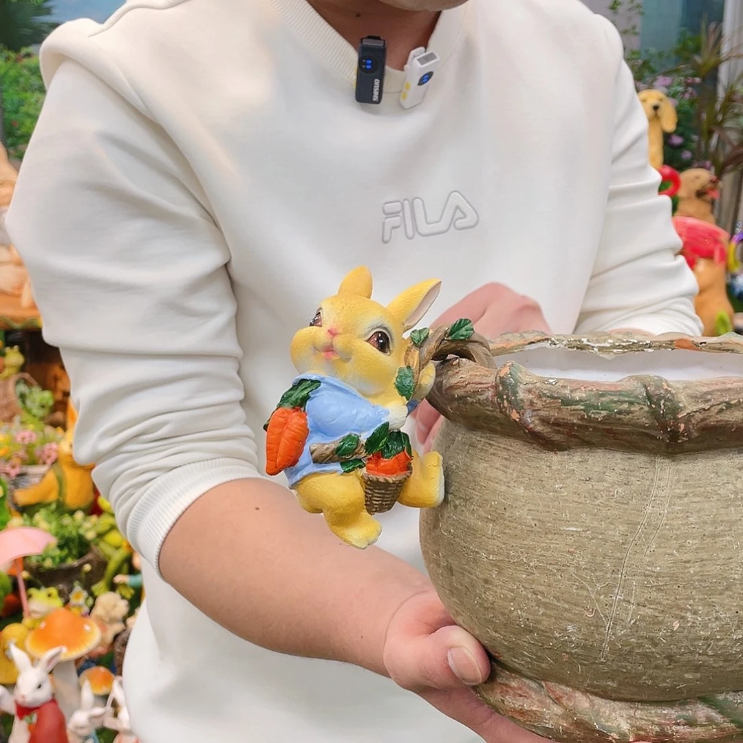 红陶花园庭院摆件