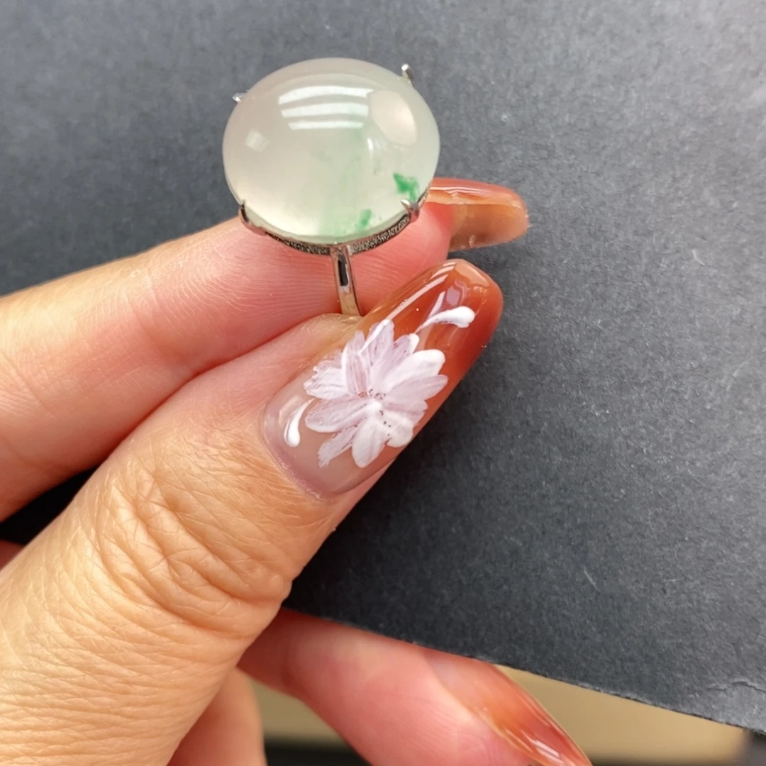 石英质玉未镶嵌戒指