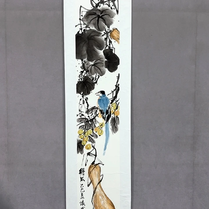 国画亲笔手绘放心去藏