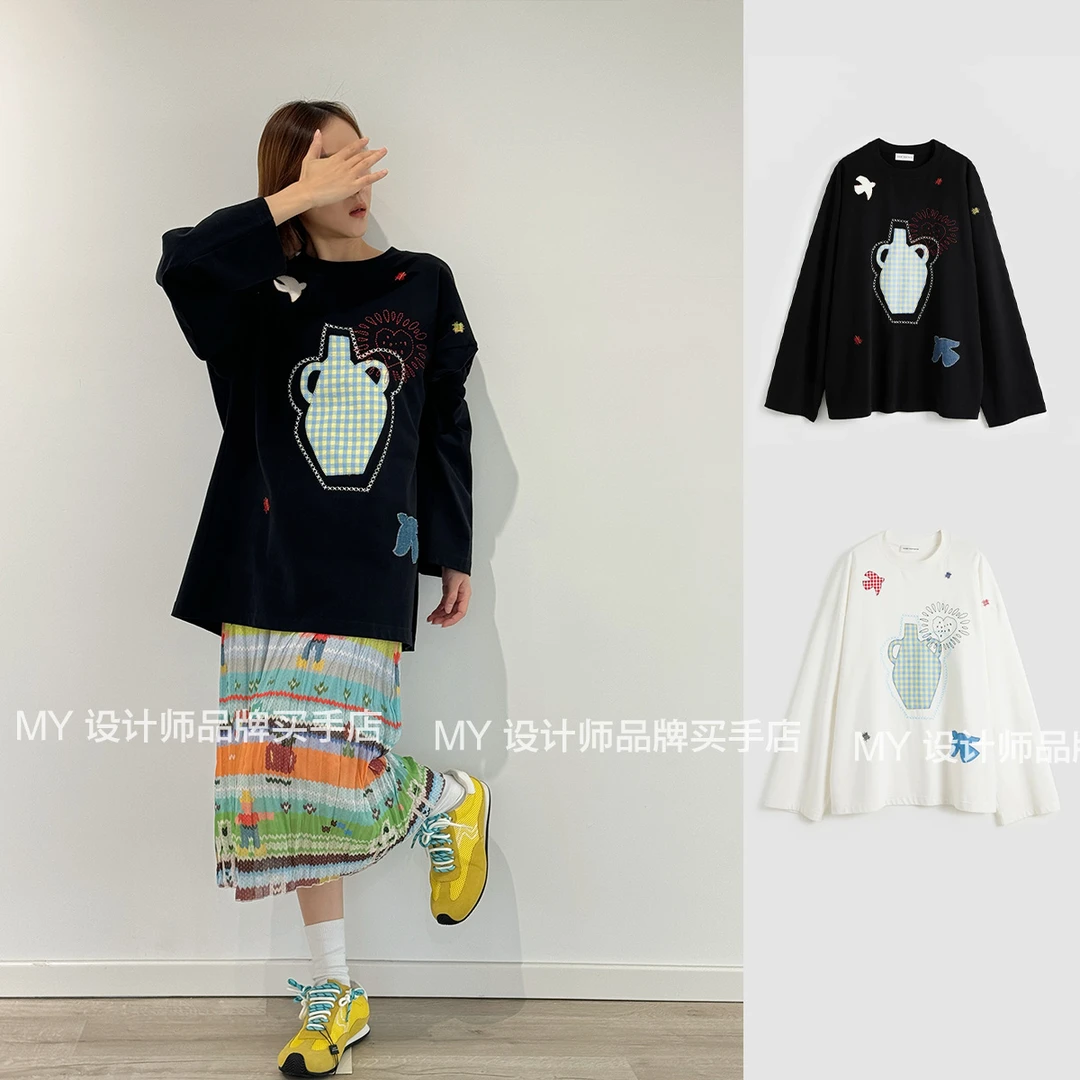 SHOR T SeNTeNCe休闲长袖卫衣25年春款25SSTS12-WT00/BK00——1600