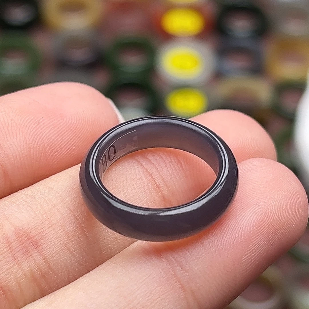 1***喵和田玉未镶嵌戒指