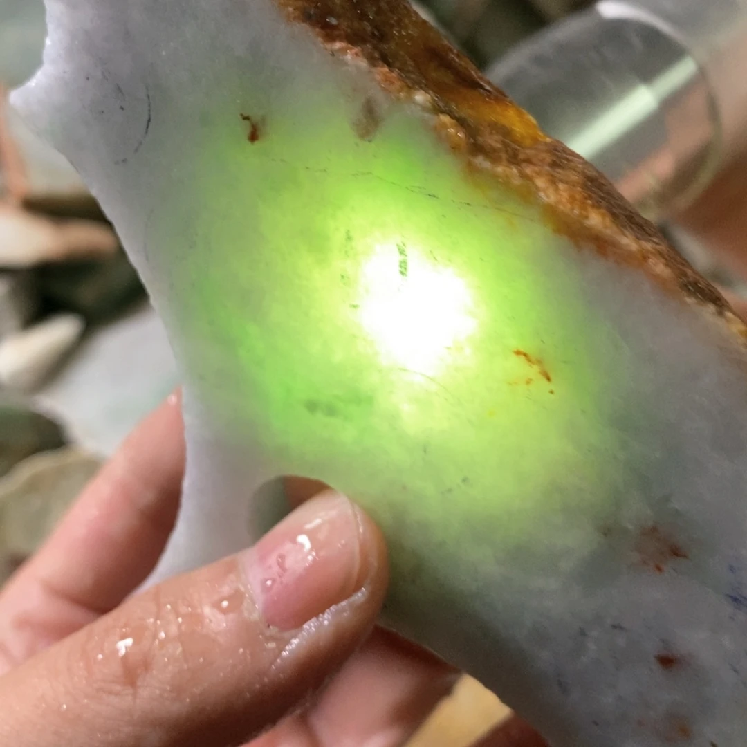 颈饰未镶嵌翡翠天然翡翠