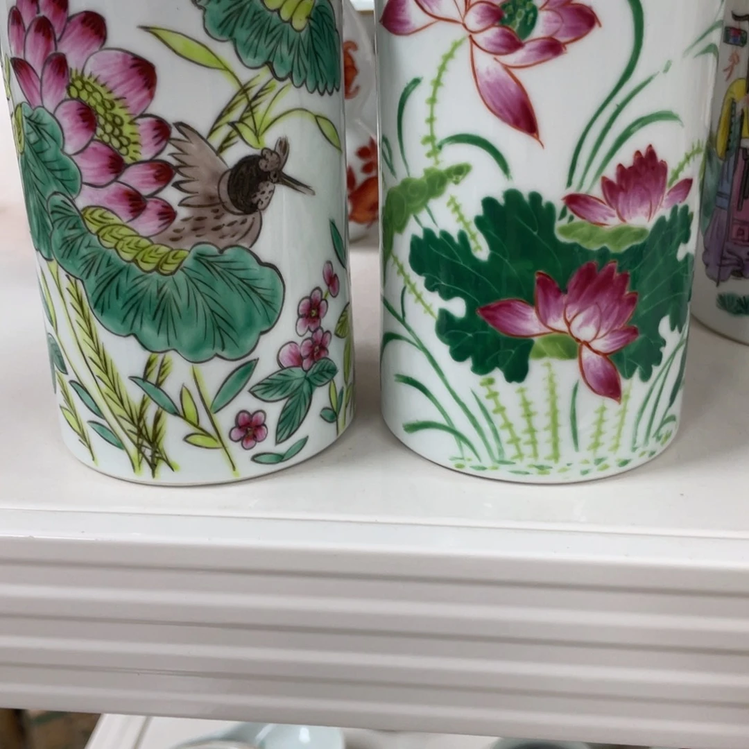 洪***藏手绘陶瓷作品欣赏仿古