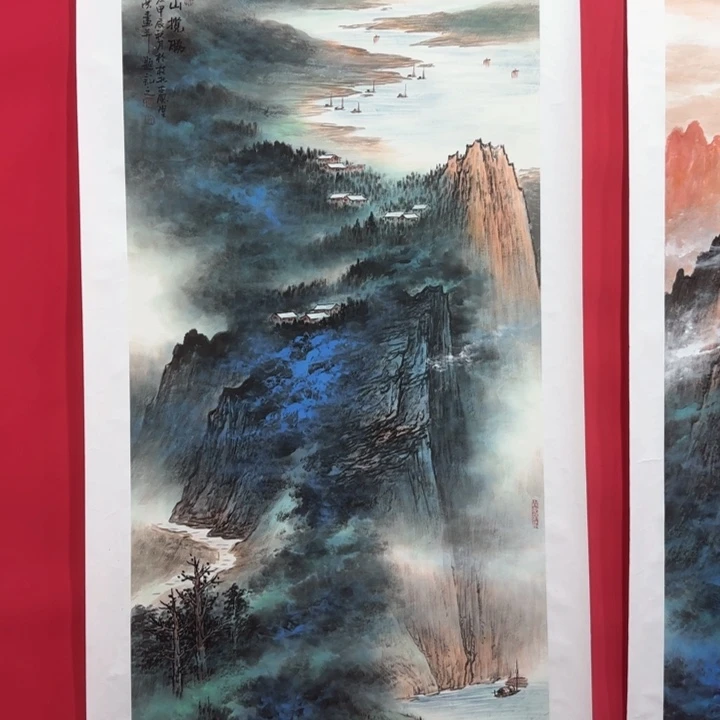 国画张绪洪四尺手绘