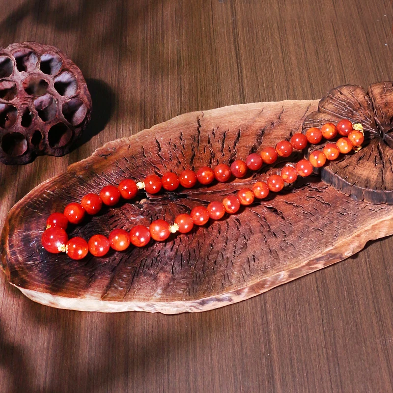 南红项链【8777D】