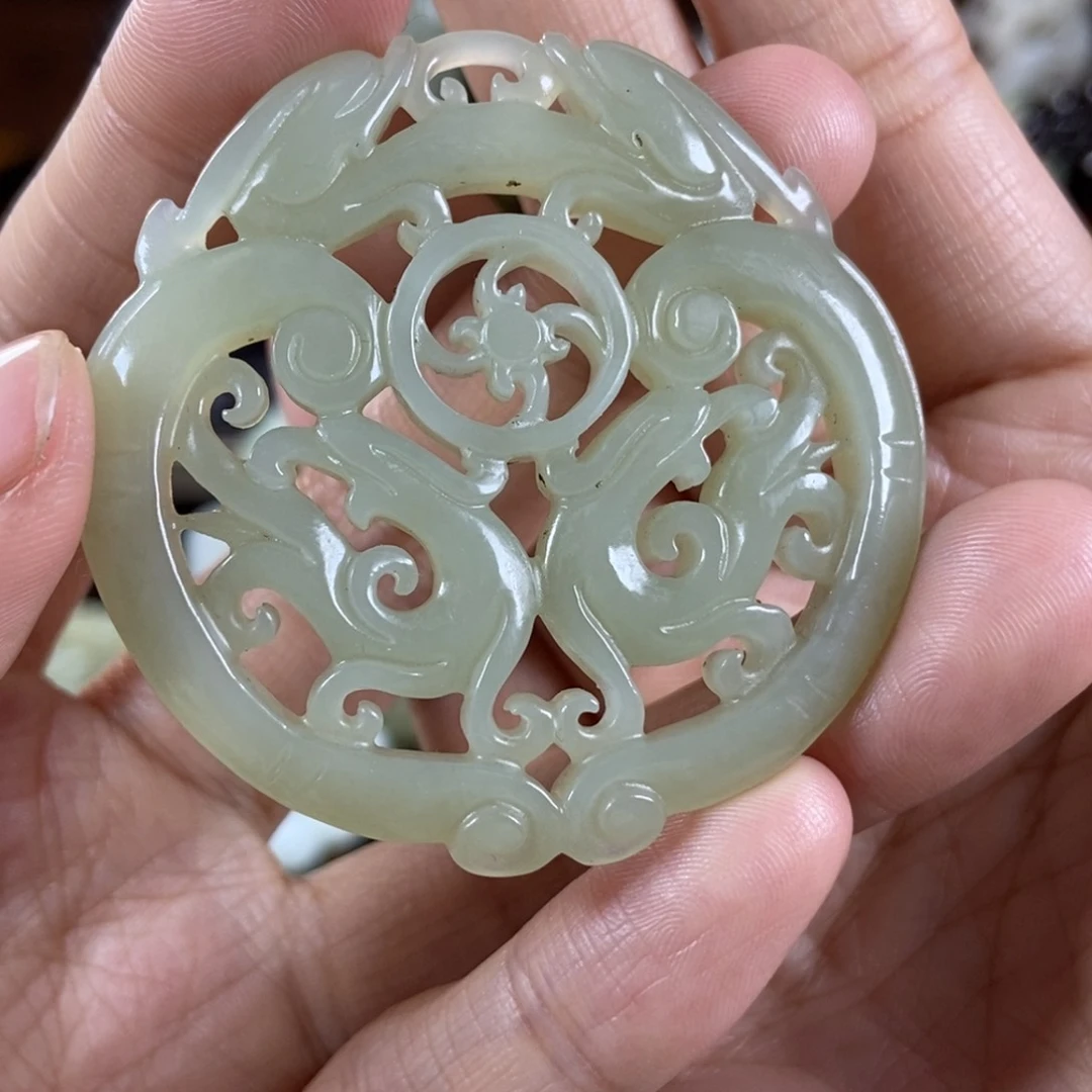 和田玉挂件未镶嵌用*