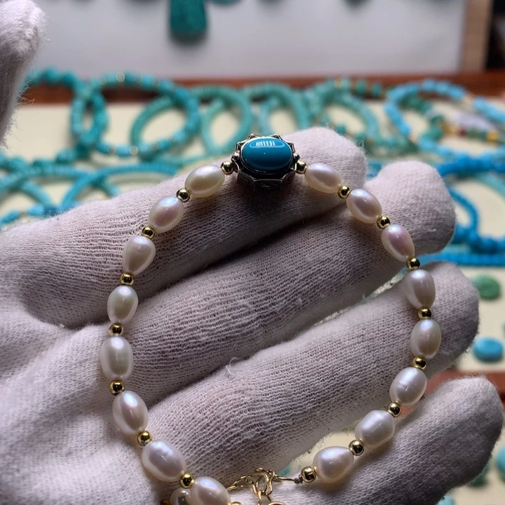 绿松石未镶嵌手链