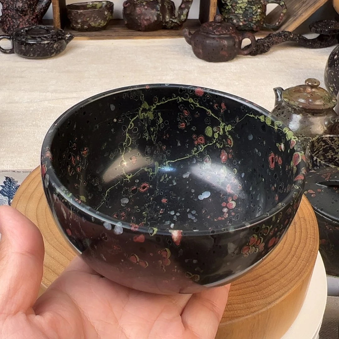 梅花玉飘枝红梅餐具碗360毫升