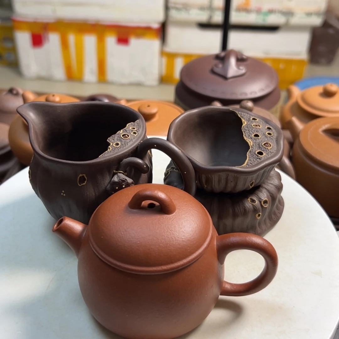 茶壶紫砂红将破全砂160