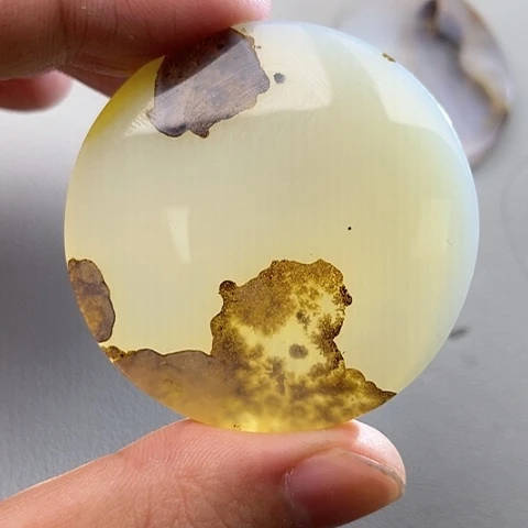 玛瑙/玉髓颈饰未镶嵌心**旧