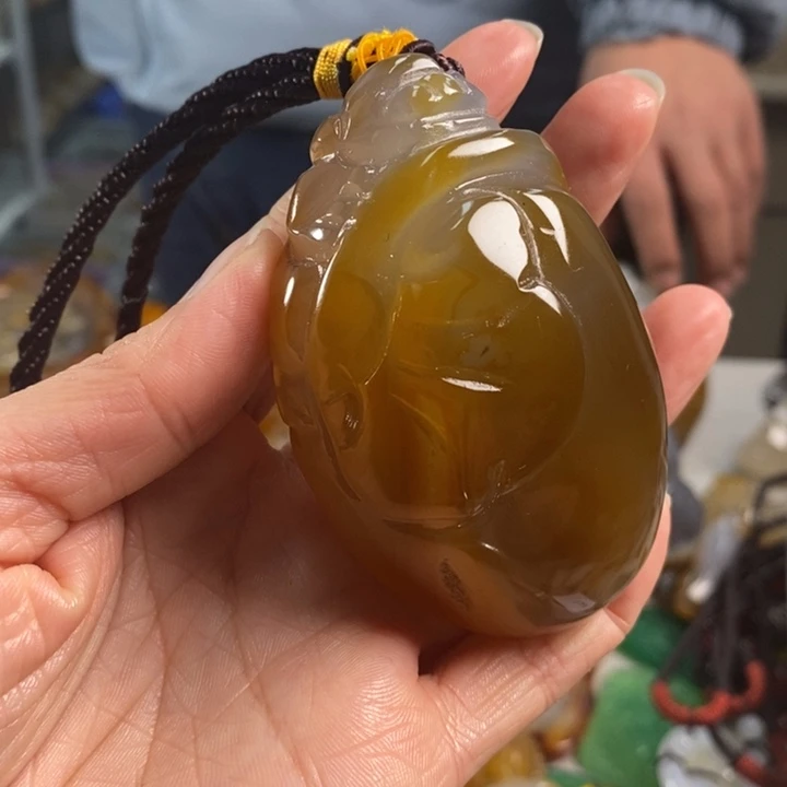 玛瑙/玉髓吊坠(不含链)未镶嵌