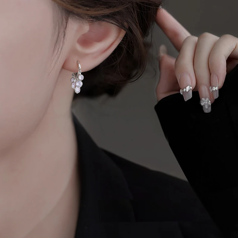 CUOOYINO/初影 铜合金耳饰 【波光】925银针精致耳环女百搭耳饰耳扣