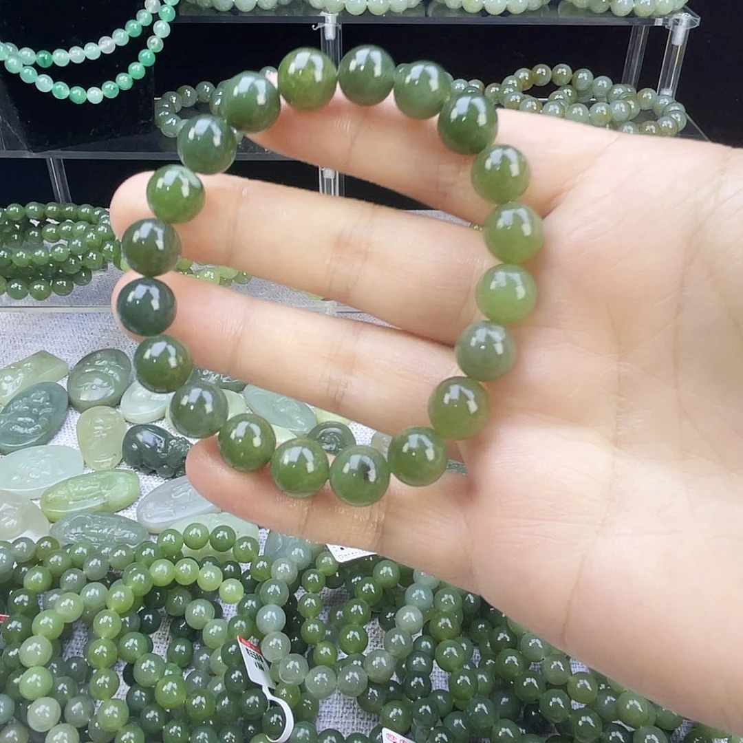 和田玉未镶嵌手串